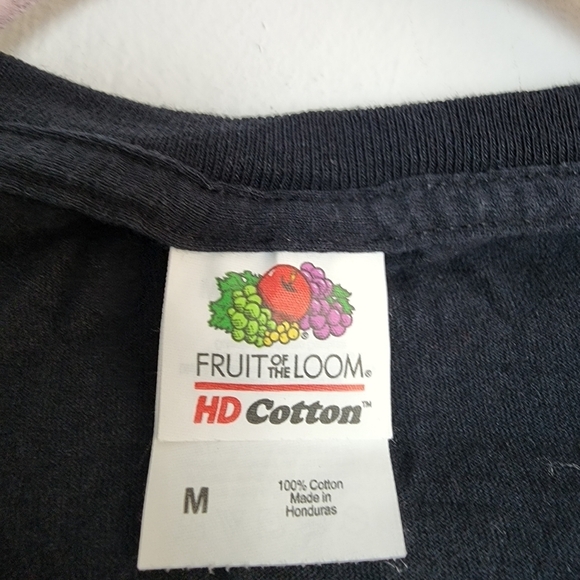 Halloween Glow In The Dark Black T-shirt  Skull Size M - Picture 3 of 6